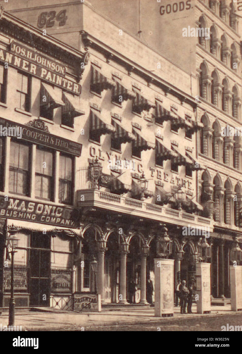 Olympic Theatre, 624 Broadway, New York (demolished Stock Photo Alamy