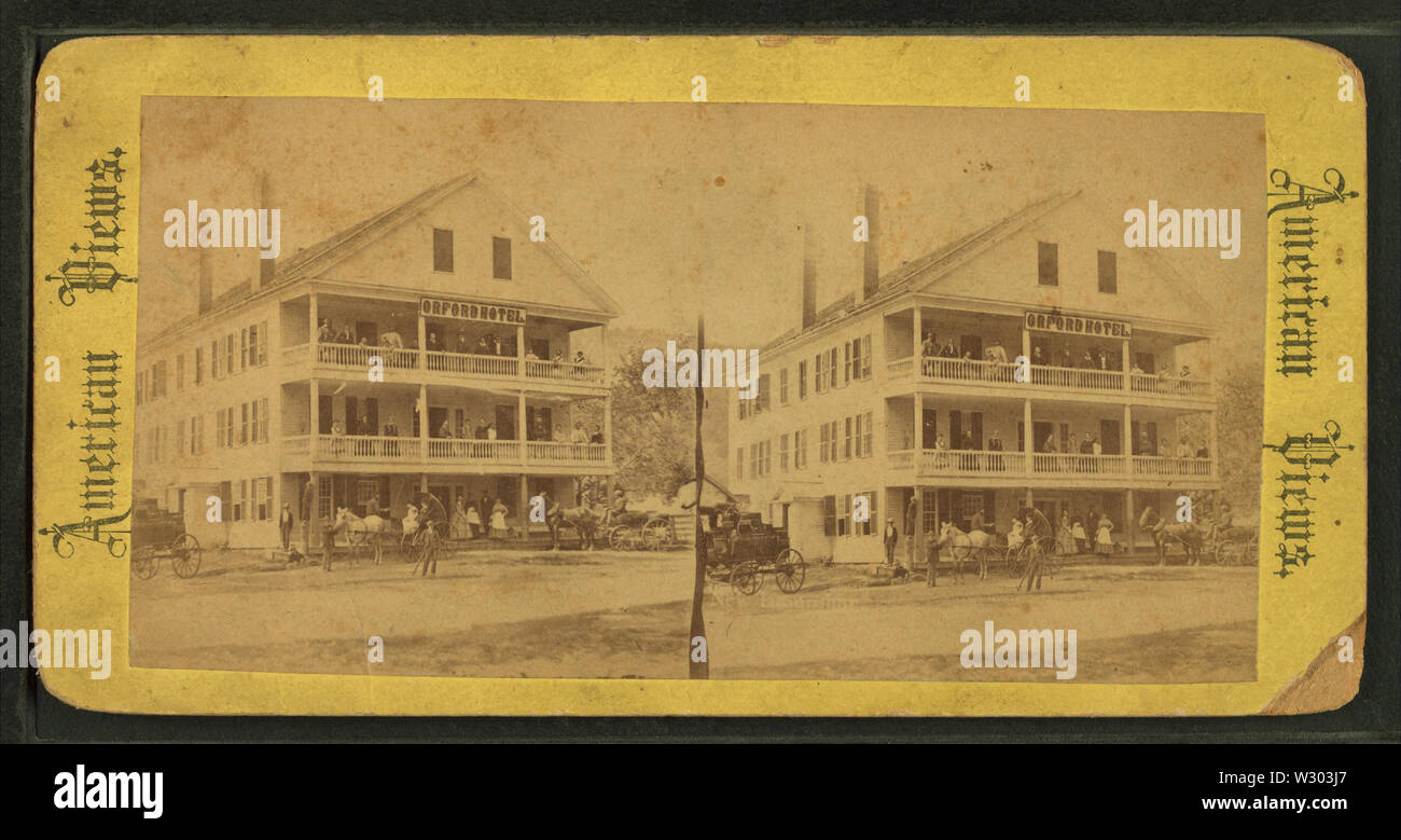 Orford Hotel, Grafton Co, NH, from Robert N Dennis collection of