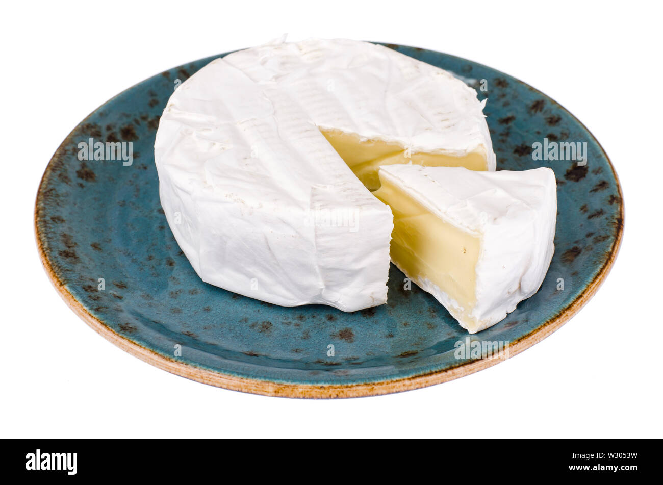 Wheel of cheese top view Cut Out Stock Images & Pictures Alamy