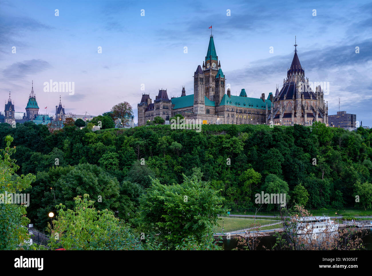 Ottawa Parliament Hill Stock Photo