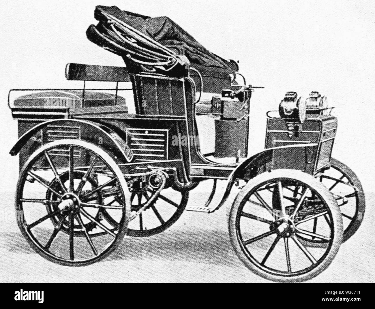 PSM V57 D499 Jennatzy dog phaeton Stock Photo - Alamy