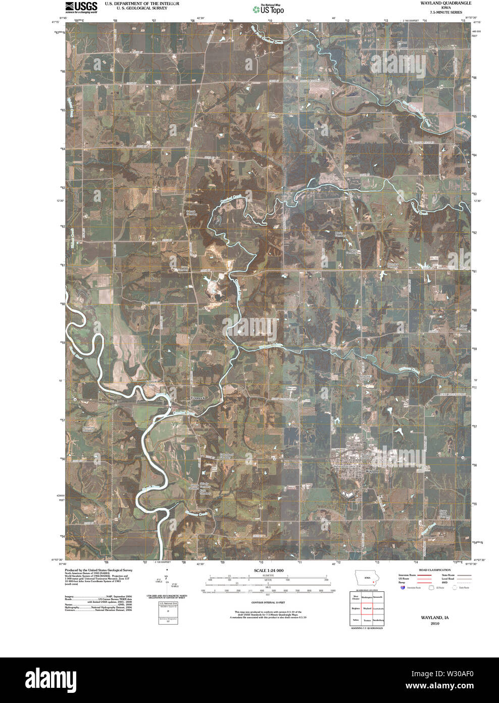 Map of wayland Cut Out Stock Images & Pictures Alamy