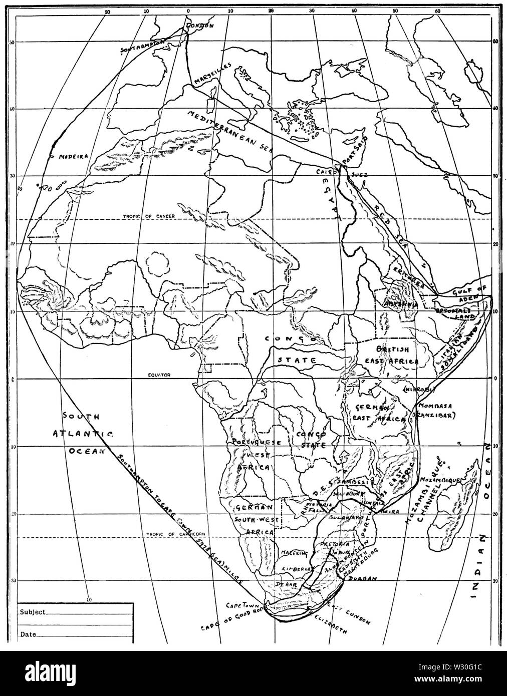 Africa expedition Black and White Stock Photos & Images - Alamy