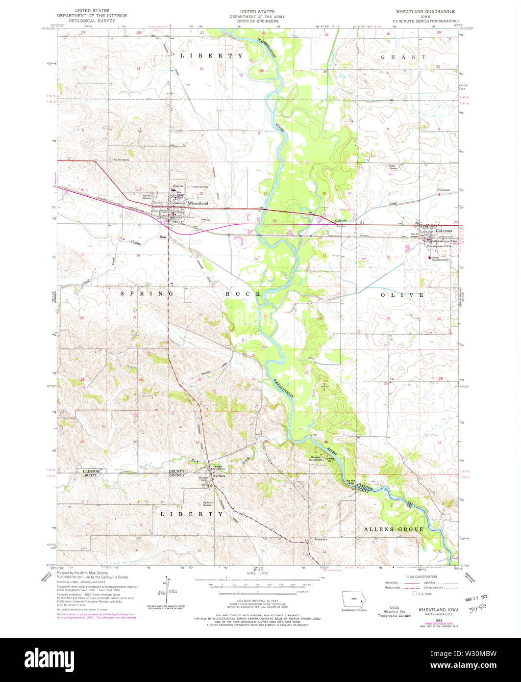 Map of wheatland Cut Out Stock Images & Pictures Alamy