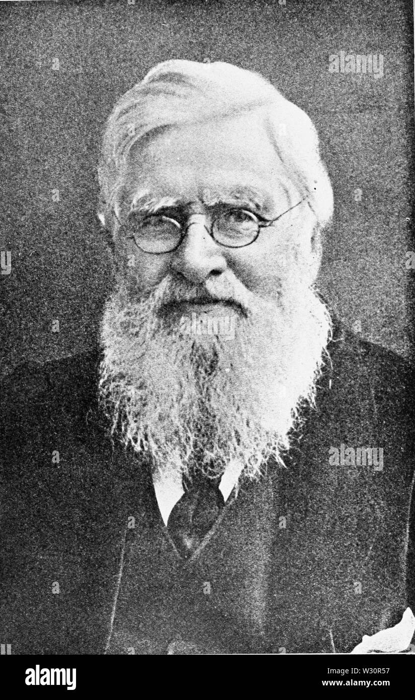 PSM V74 D405 Alfred Russel Wallace Stock Photo