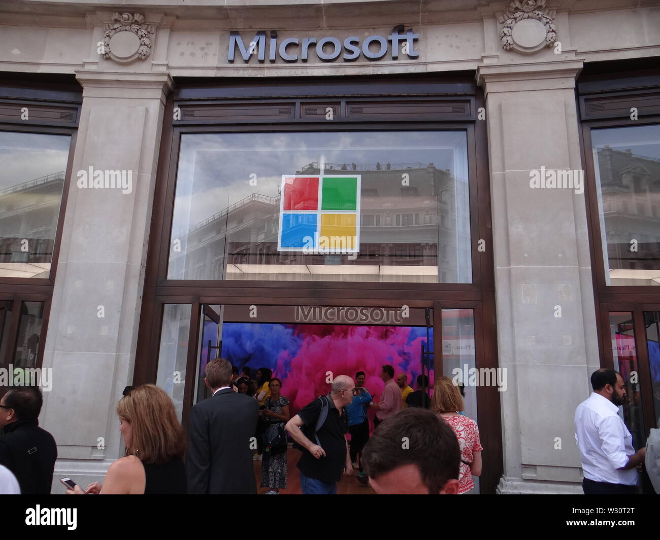 First European Microsoft store opens on Oxford circus in London, UK