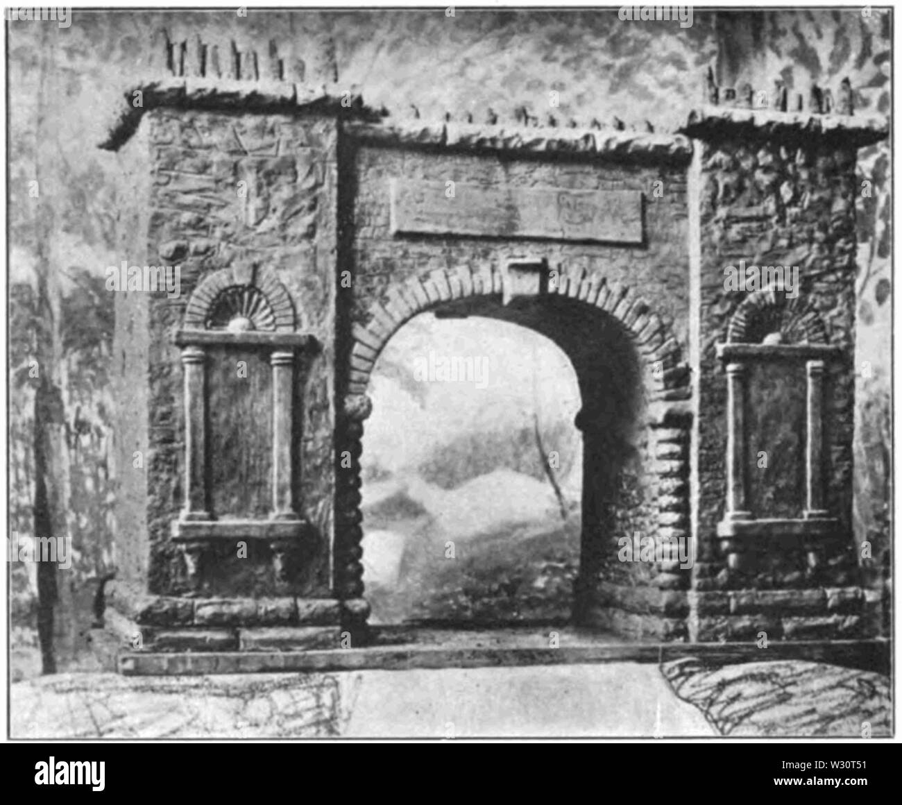 PSM V75 D338 Stony point battlefield commemorative gateway Stock Photo