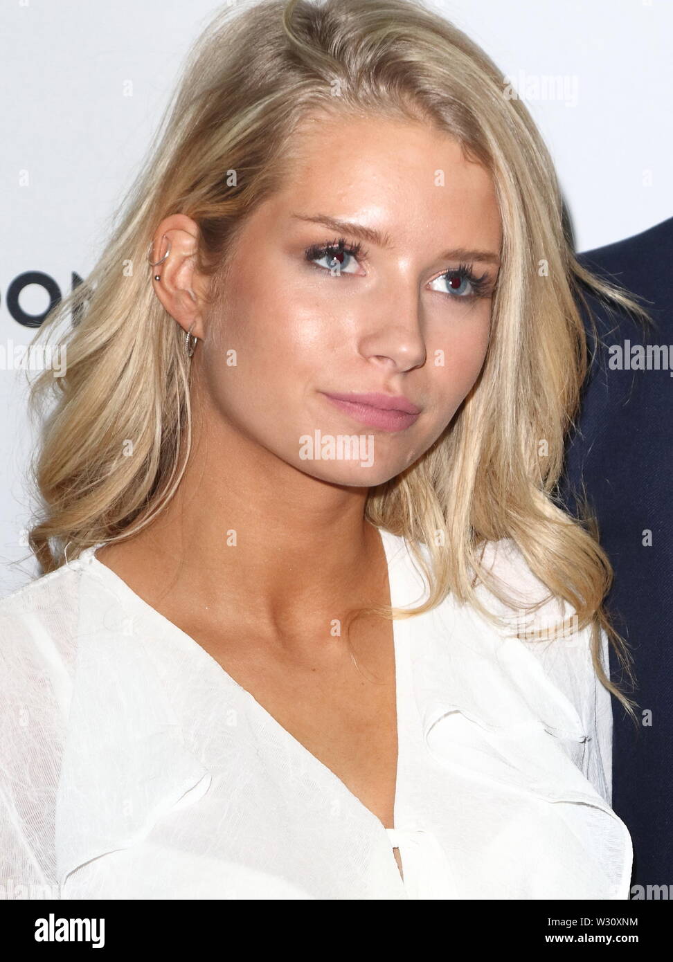 London, UK. Lottie Moss at the BeautyCon London at Olympia National ...