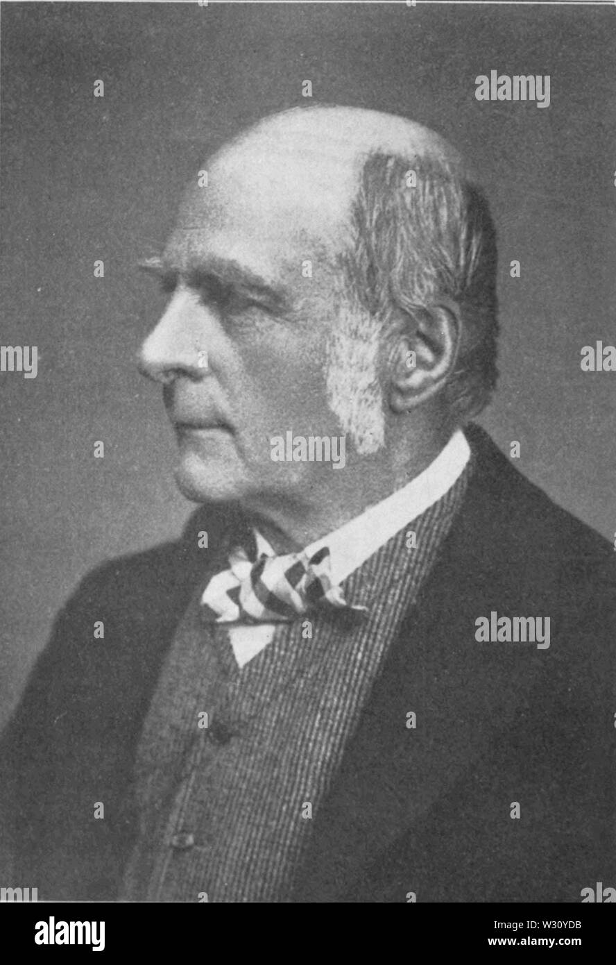 PSM V78 D320 Francis Galton Stock Photo