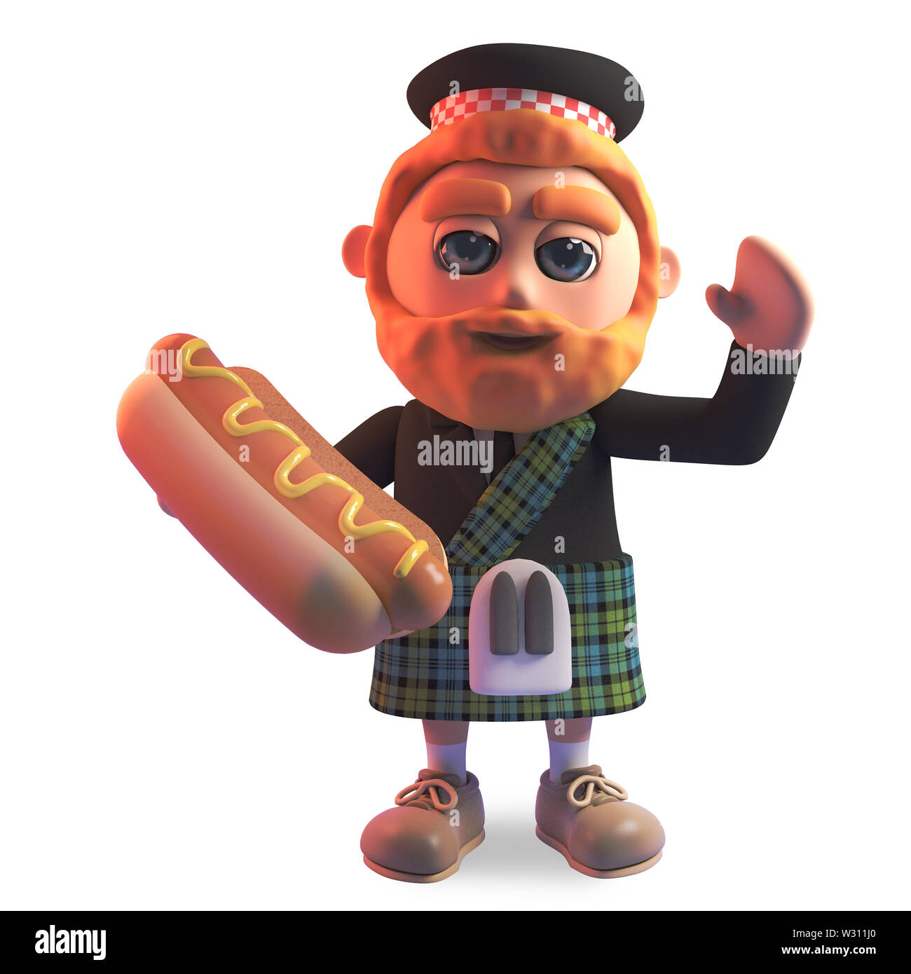 Man eating hot dog Cut Out Stock Images & Pictures Alamy