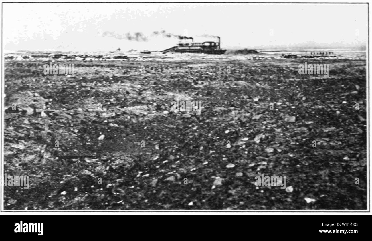 PSM V83 D220 An oficina and its surroundings with rich nitrate in the foreground Stock Photo