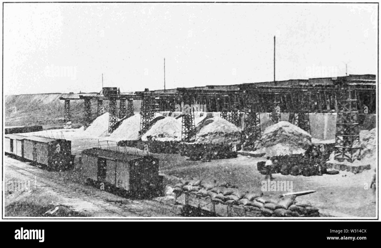 PSM V83 D226 Nitrate being bagged for shipment Stock Photo