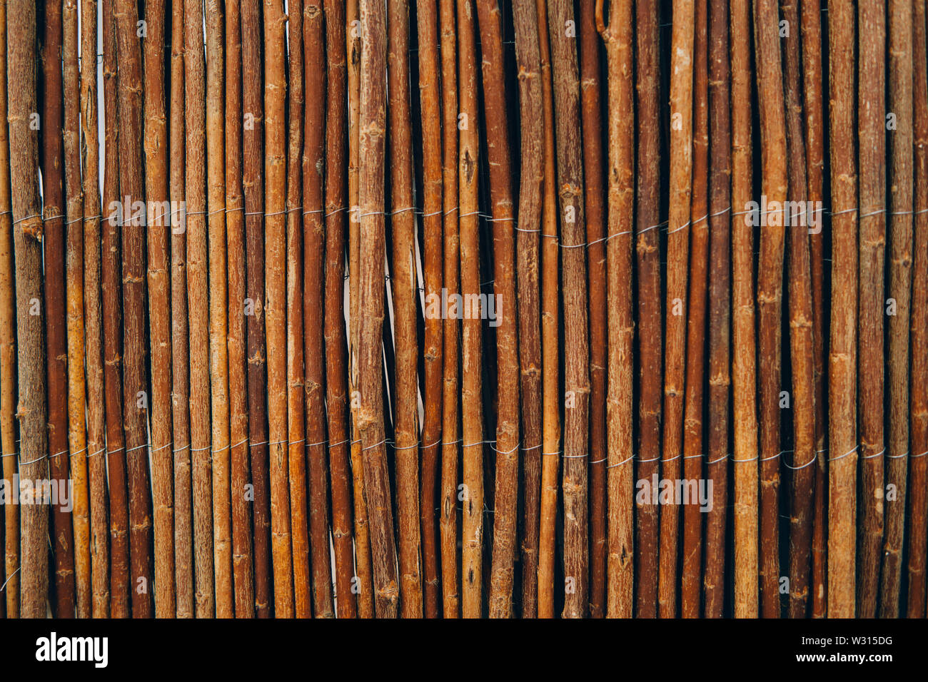 Background of wooden sticks. Close up image. Stock Photo
