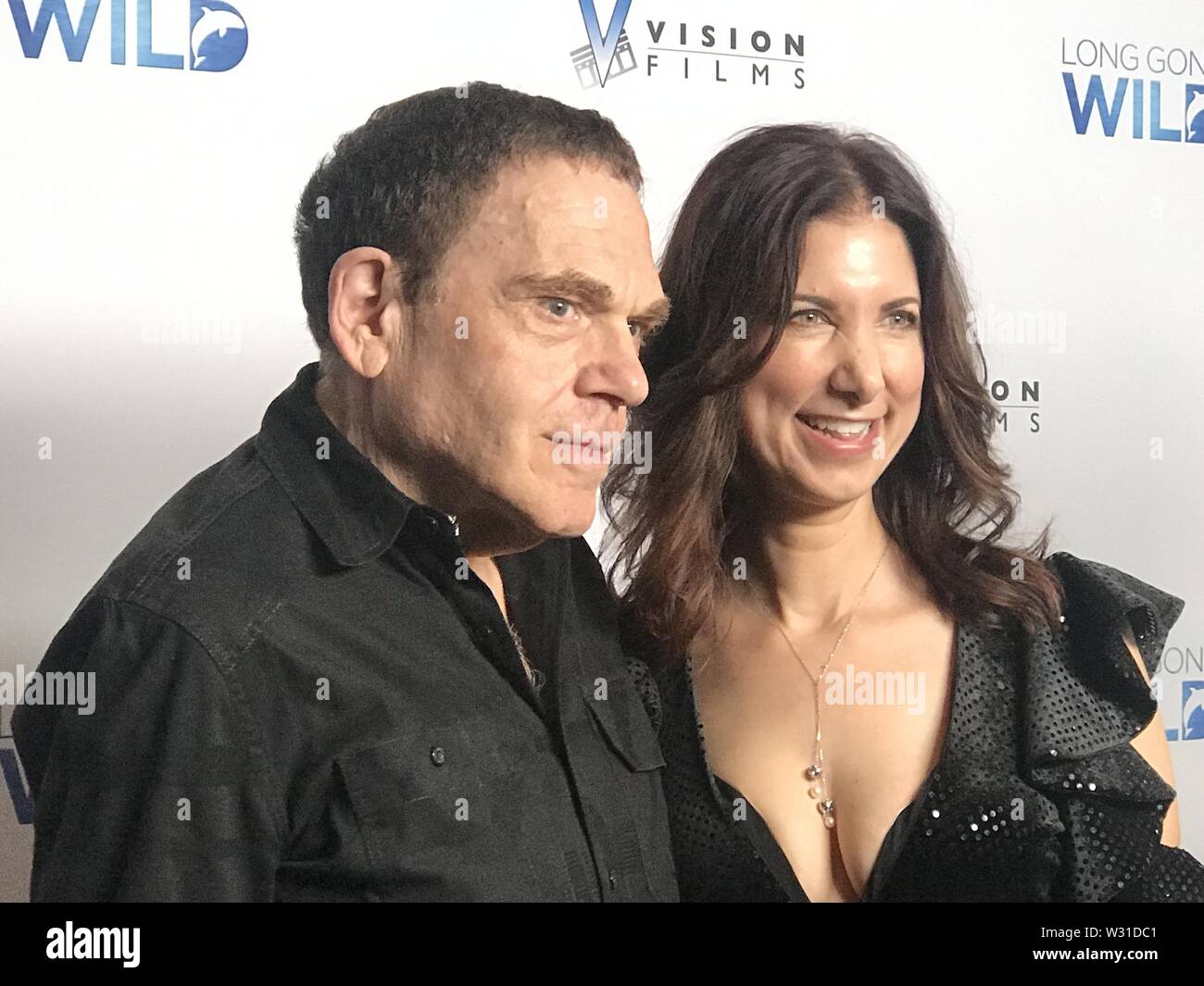 July 11, 2019 - Hollywood, California, U.S. - I16054CHW.Vision Films Presents The Los Angeles Premiere Of ''Long Gone Wild'' .Laemmle Monica Film Center, Santa Monica, California, USA .07/10/2019 .CHARLES FLEISCHER AND RACHEL WEIL - PRODUCER .Â©Clinton H.Wallace/Photomundo International/  Photos Inc  (Credit Image: © Clinton Wallace/Globe Photos via ZUMA Wire) Stock Photo