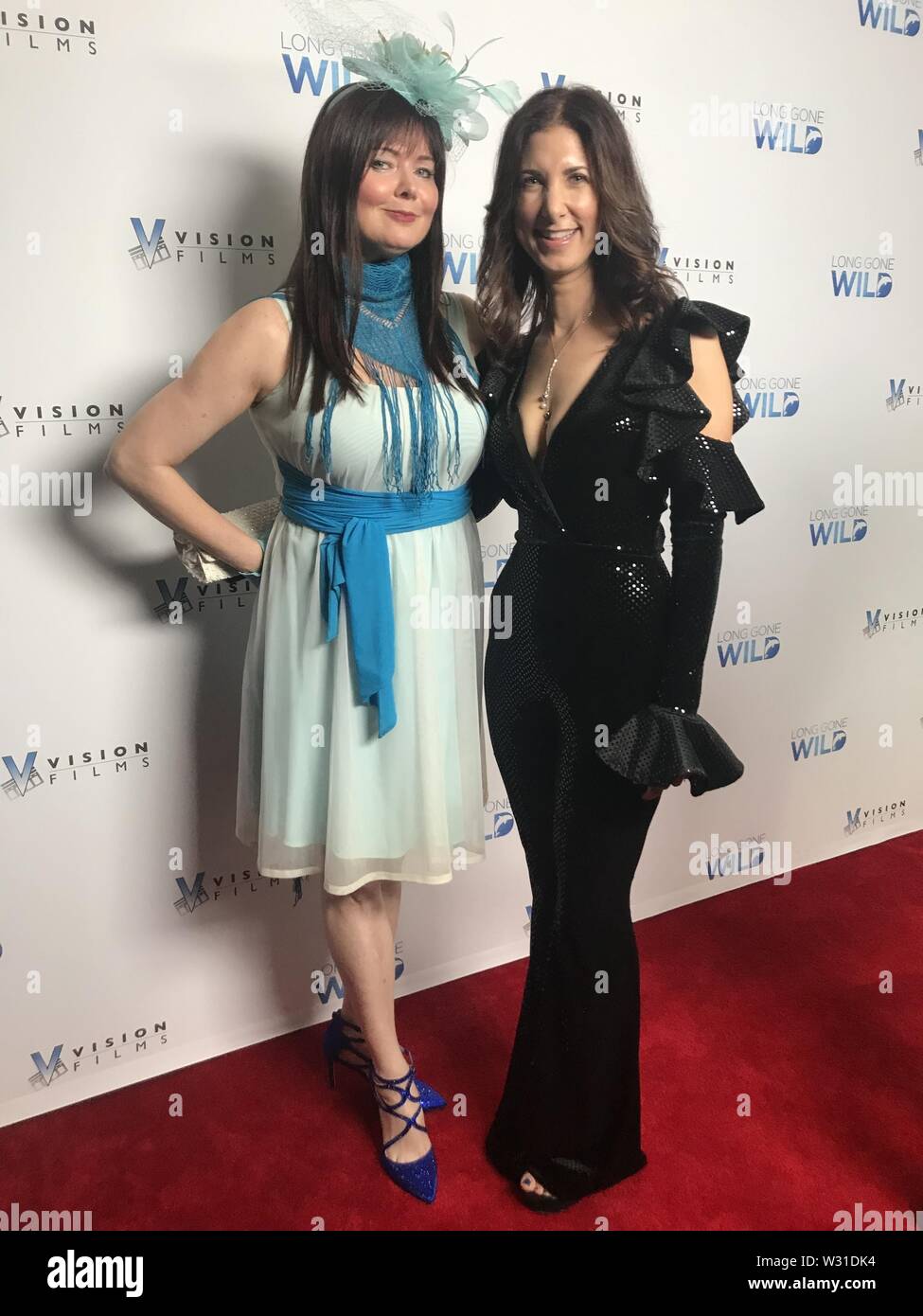 July 11, 2019 - Hollywood, California, U.S. - I16054CHW.Vision Films Presents The Los Angeles Premiere Of ''Long Gone Wild'' .Laemmle Monica Film Center, Santa Monica, California, USA .07/10/2019 .DEE DEE SORVINO AND RACHEL WEIL - PRODUCER .Â©Clinton H.Wallace/Photomundo International/  Photos Inc  (Credit Image: © Clinton Wallace/Globe Photos via ZUMA Wire) Stock Photo
