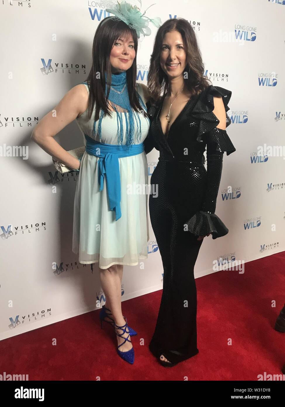 July 11, 2019 - Hollywood, California, U.S. - I16054CHW.Vision Films Presents The Los Angeles Premiere Of ''Long Gone Wild'' .Laemmle Monica Film Center, Santa Monica, California, USA .07/10/2019 .DEE DEE SORVINO AND RACHEL WEIL - PRODUCER .Â©Clinton H.Wallace/Photomundo International/  Photos Inc  (Credit Image: © Clinton Wallace/Globe Photos via ZUMA Wire) Stock Photo