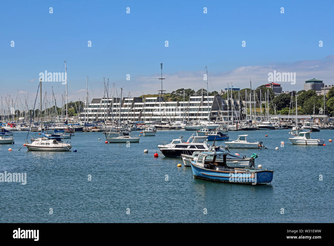 Mayflower Marina, Richmond Walk, Devonport, Plymouth Stock Photo Alamy