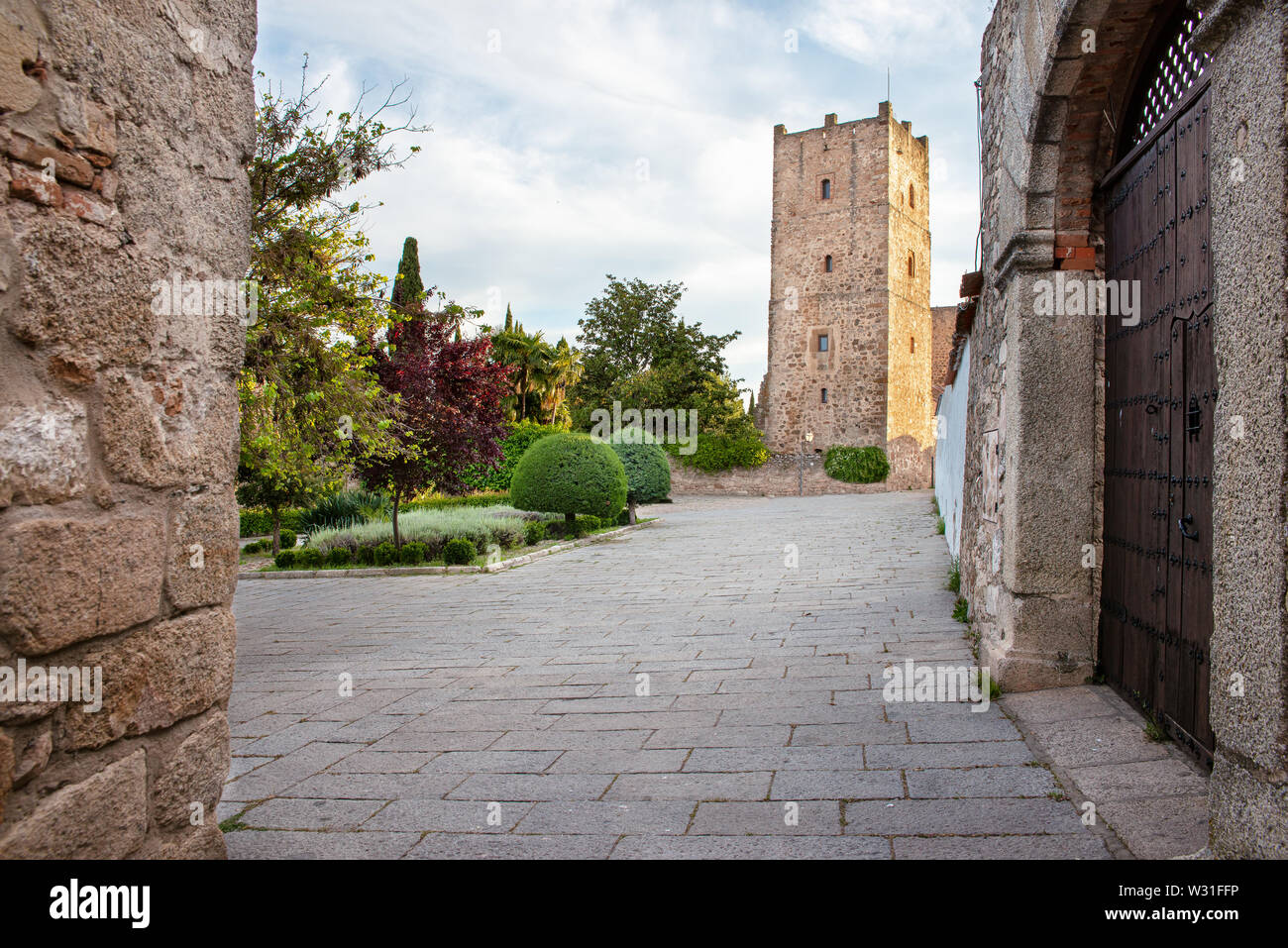 Alcazar of Bejarano, Trujillo, Caceres, Spain Stock Photo Alamy