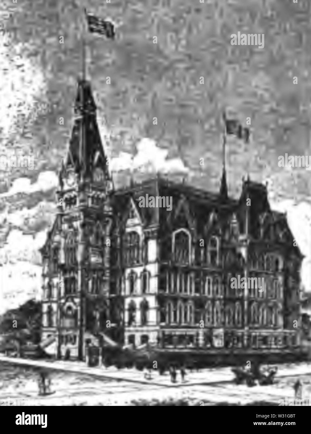 Portland Oregon High School Stock Photo Alamy