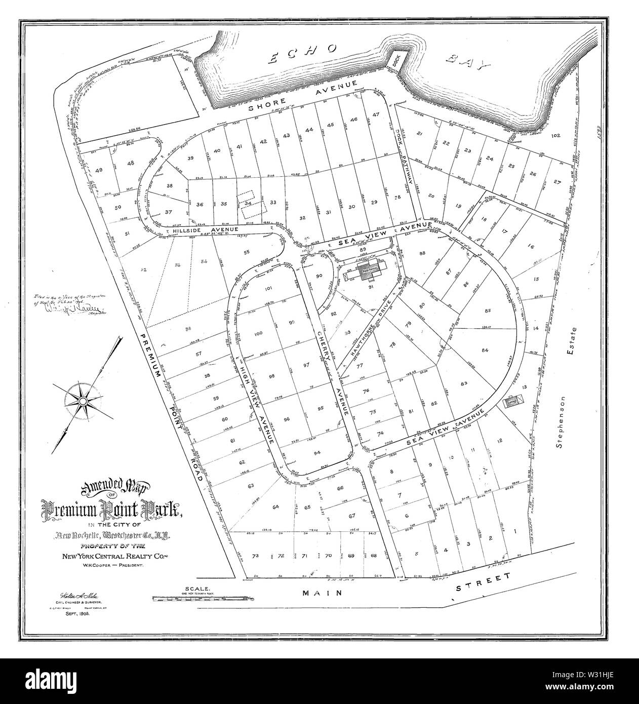 Development map for the Premium Point Parkj community in the city of