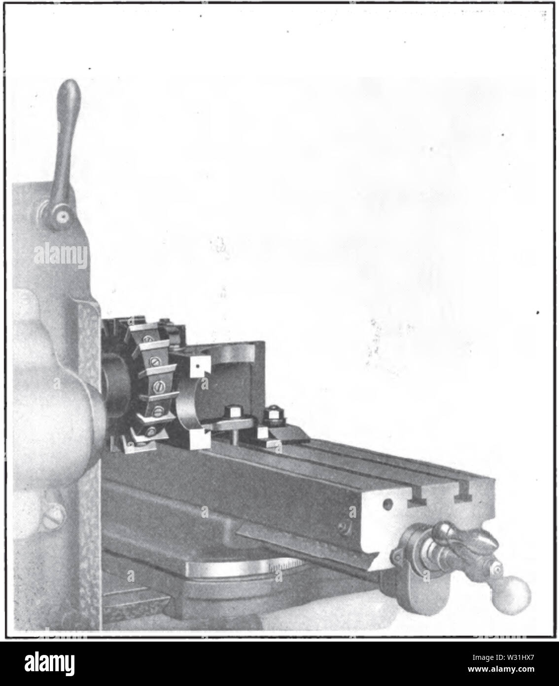 Practical Treatise on Milling and Milling Machines p123 Stock Photo Alamy