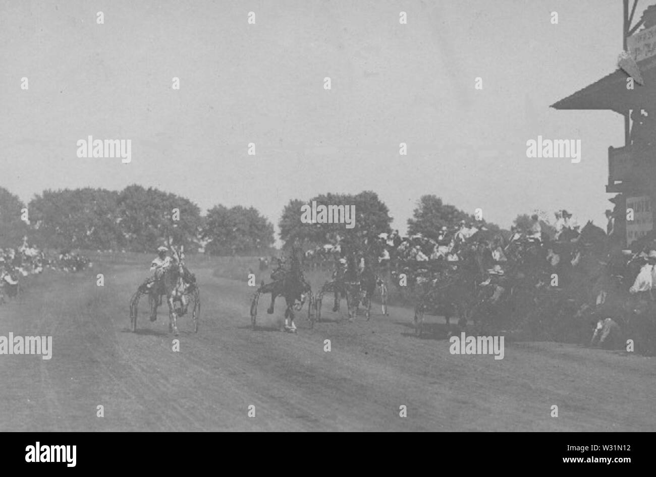 Racetrack in Pecan Gap 1905-1910 Stock Photo - Alamy