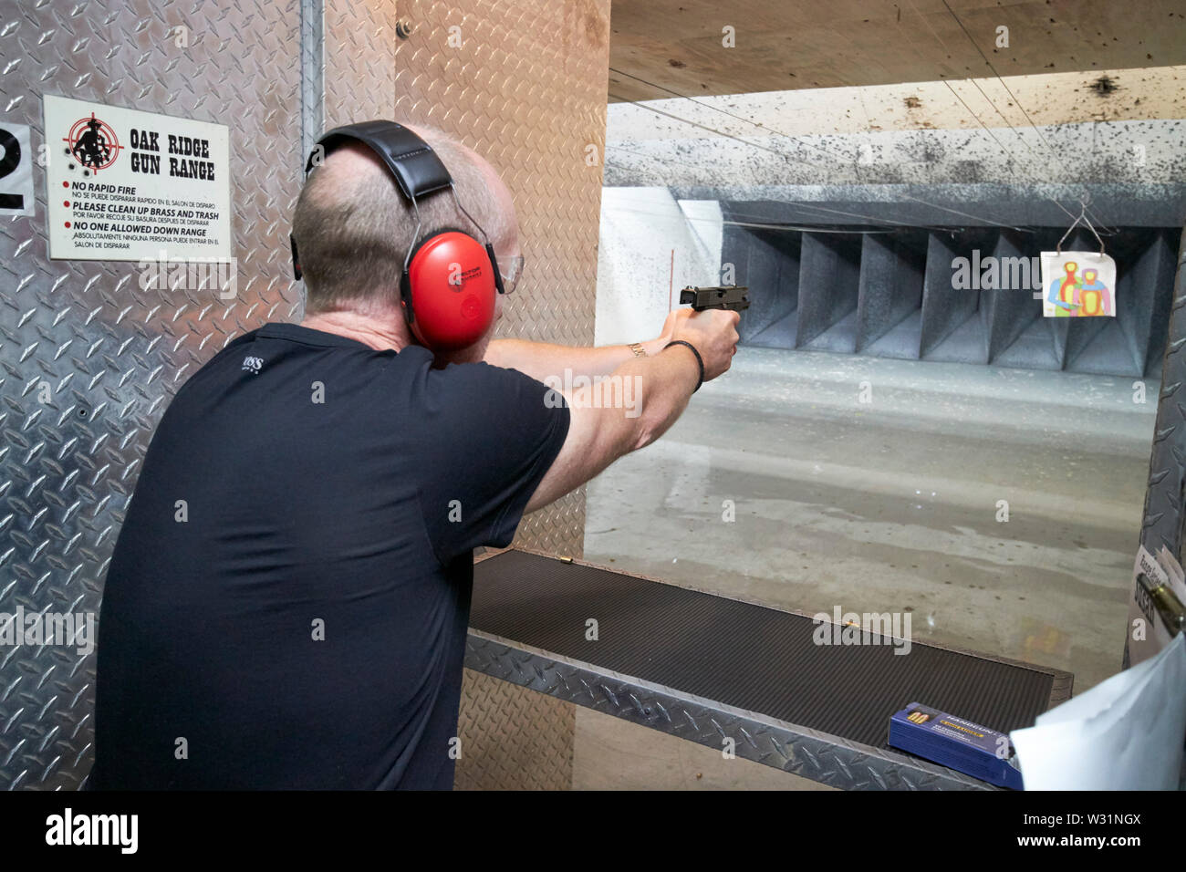 male british tourist firing handgun to empty at gun range orlando
