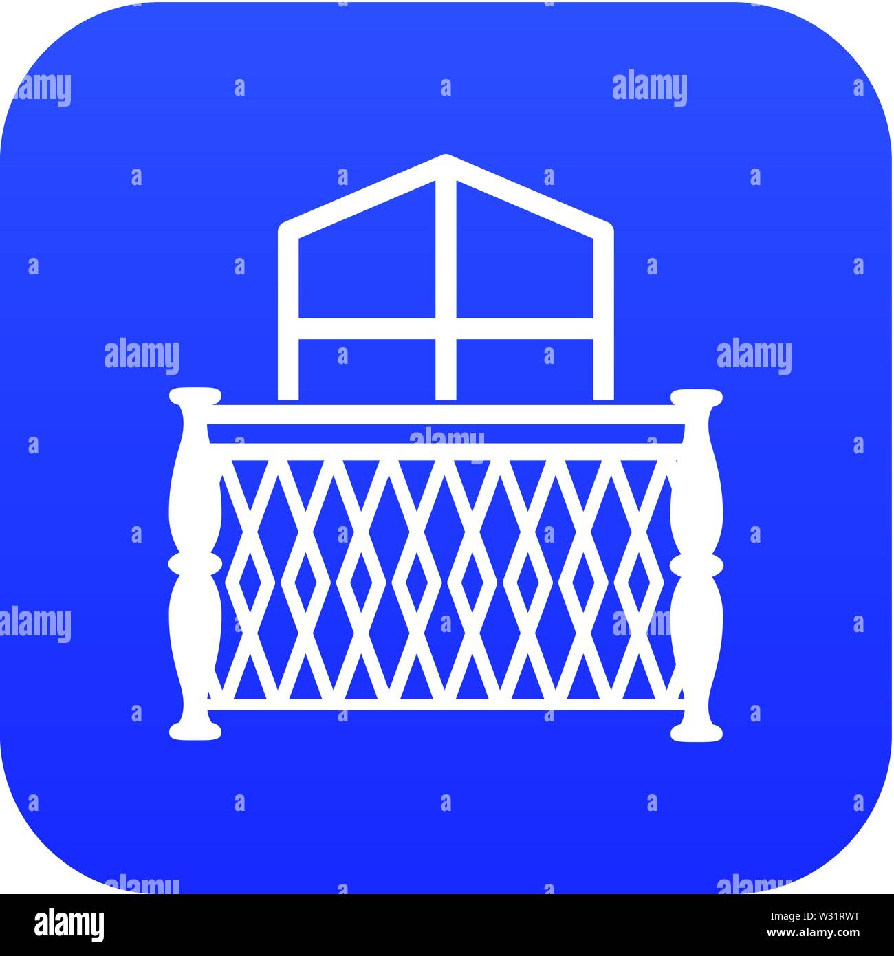 Balcony icon, simple style Stock Vector Image & Art - Alamy