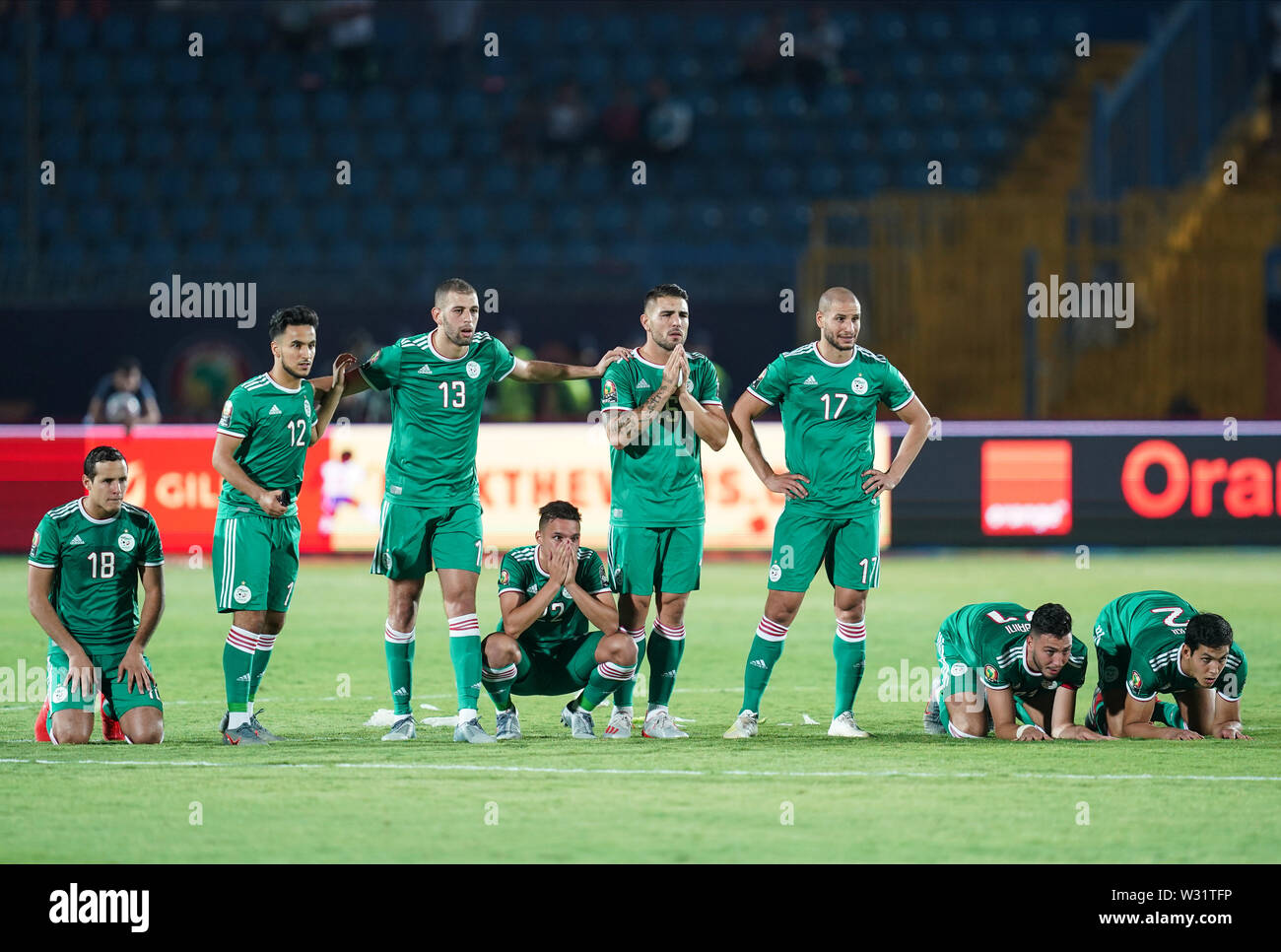 Suez Egypt 11th July 2019 Ivory Coast Egypt France Out July 11 2019 Andy Delort Of