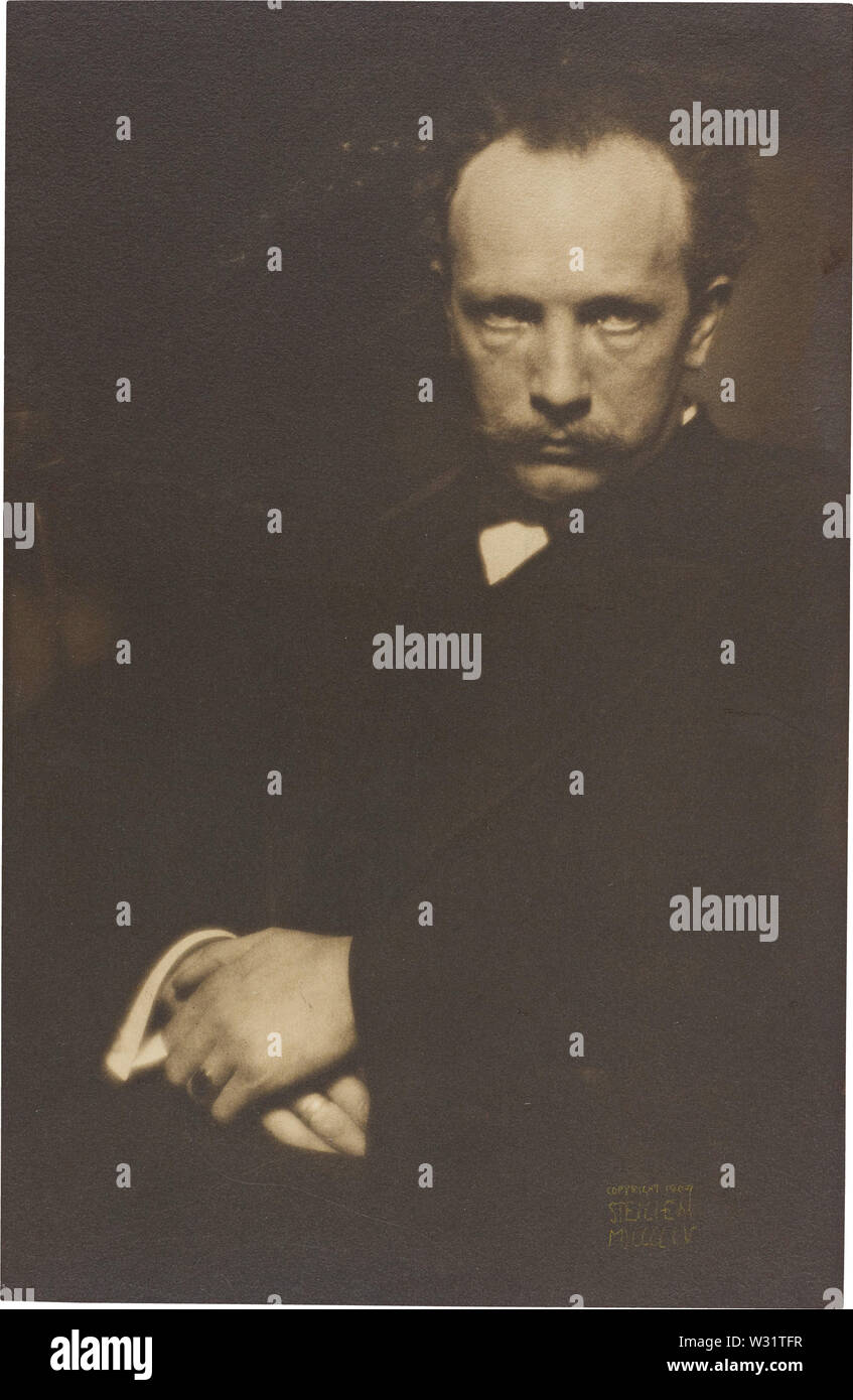 Richard Strauss by Edward Steichen, 1904 Stock Photo