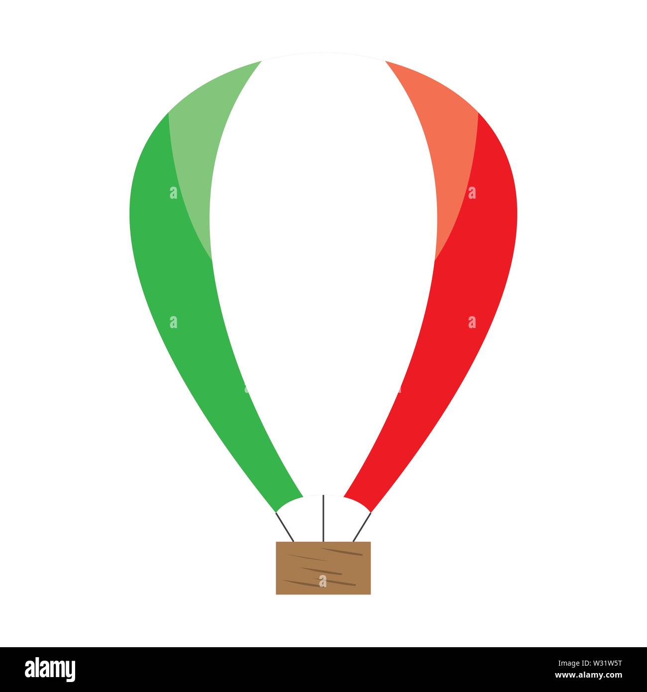 Italiens Flagga Heliumballong 18