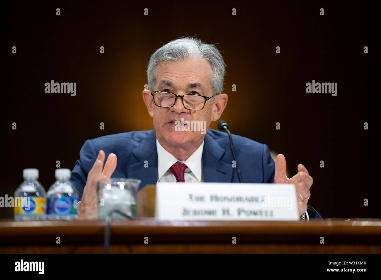 Chair of the Federal Reserve Jerome Powell delivers his semiannual ...
