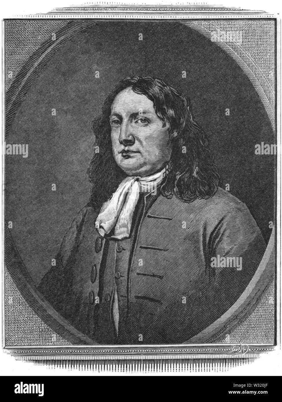 SMO V12 D011 William Penn at the age of 52 Stock Photo