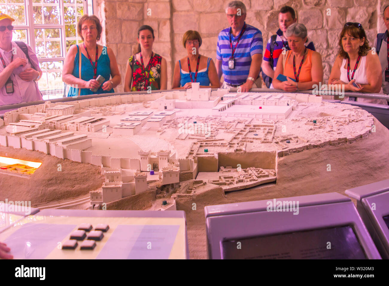 5 May 2018 The scale model of the Bronze age settlement of Tel Megiddo