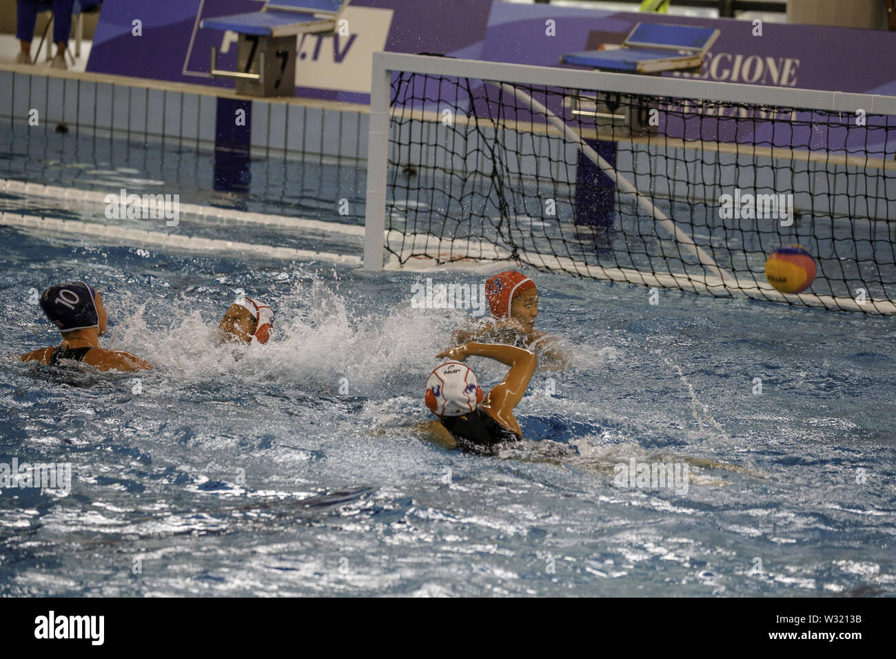 Casoria, CAMPANIA, ITALY. 11th July, 2019. Water polo Universiade