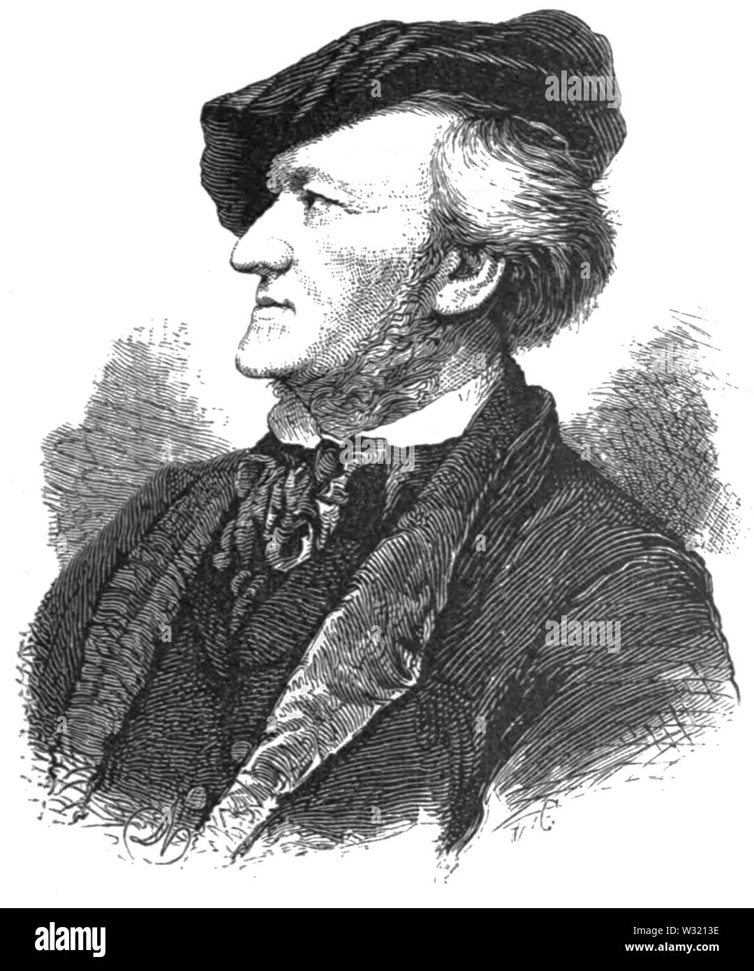 SMO V12 D367 Richard Wagner Stock Photo