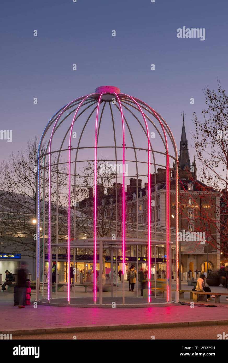 europe, UK, England, London, Kings Cross 2019 birdcage Stock Photo Alamy