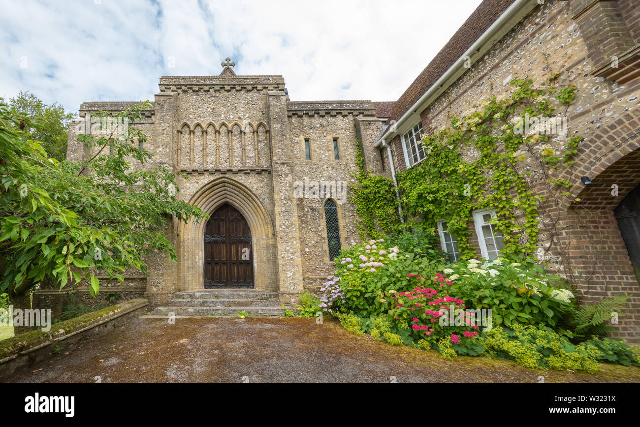 Alton Abbey, an Anglican Benedictine monastery, in Hampshire, UK Stock Photo