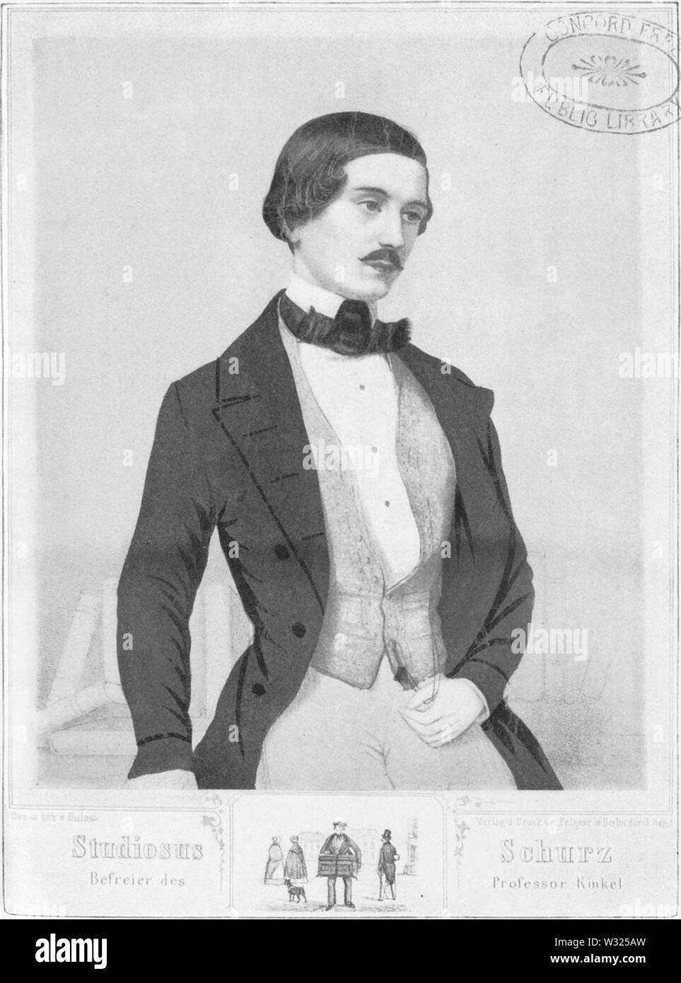 Schurz Mythical Portrait Stock Photo Alamy