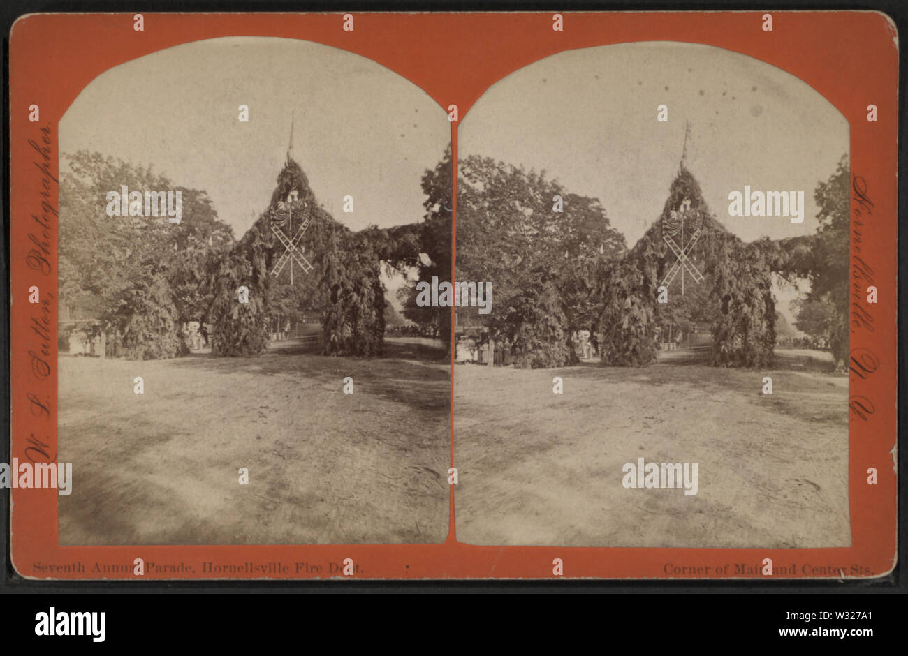 Seventh annual parade, Hornellsville Fire Department Corner of Main and