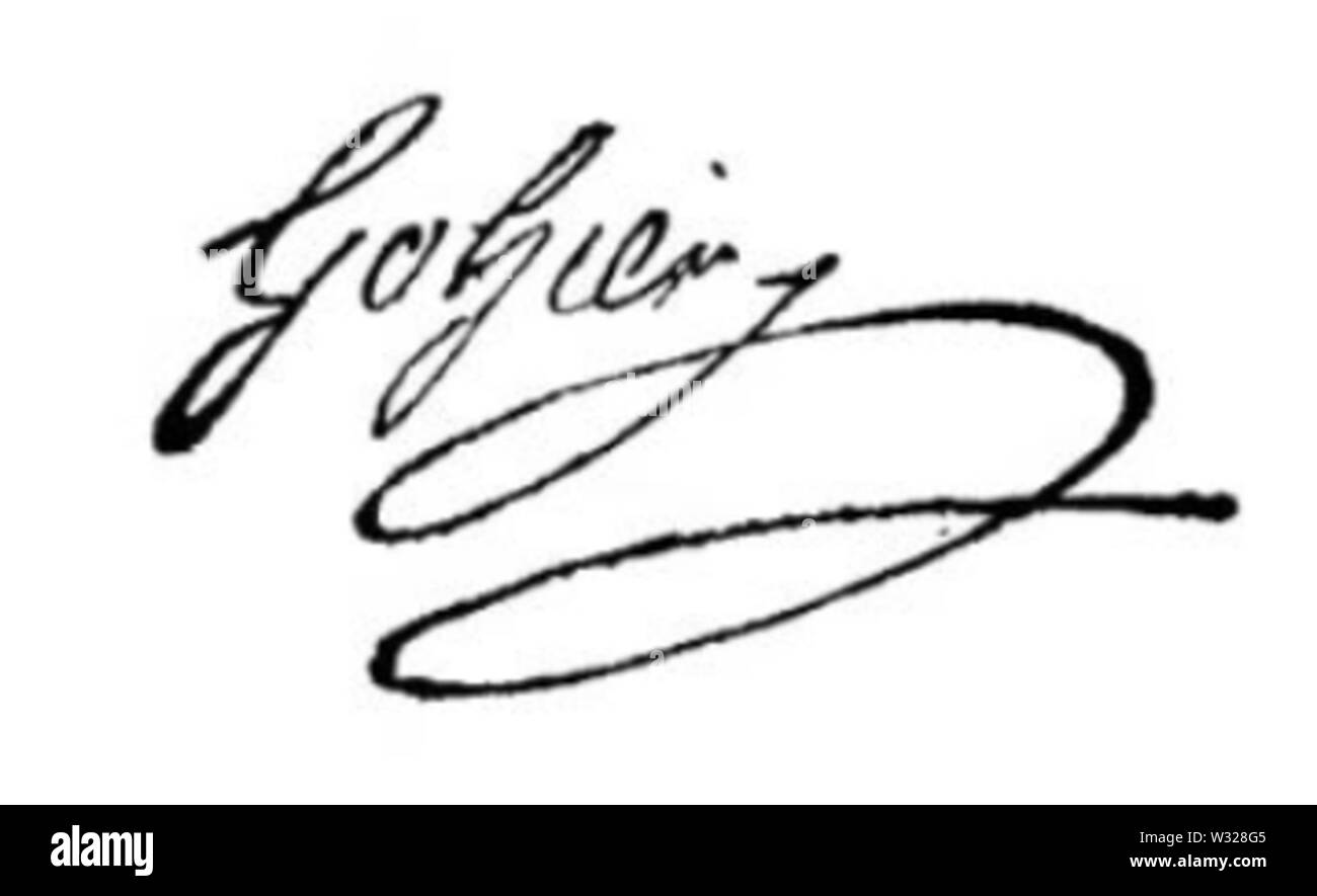 Signature De Gohier Decret Abolition Esclavage 16 Pluviose An Ii 4 Fevrier 1794 Stock Photo Alamy