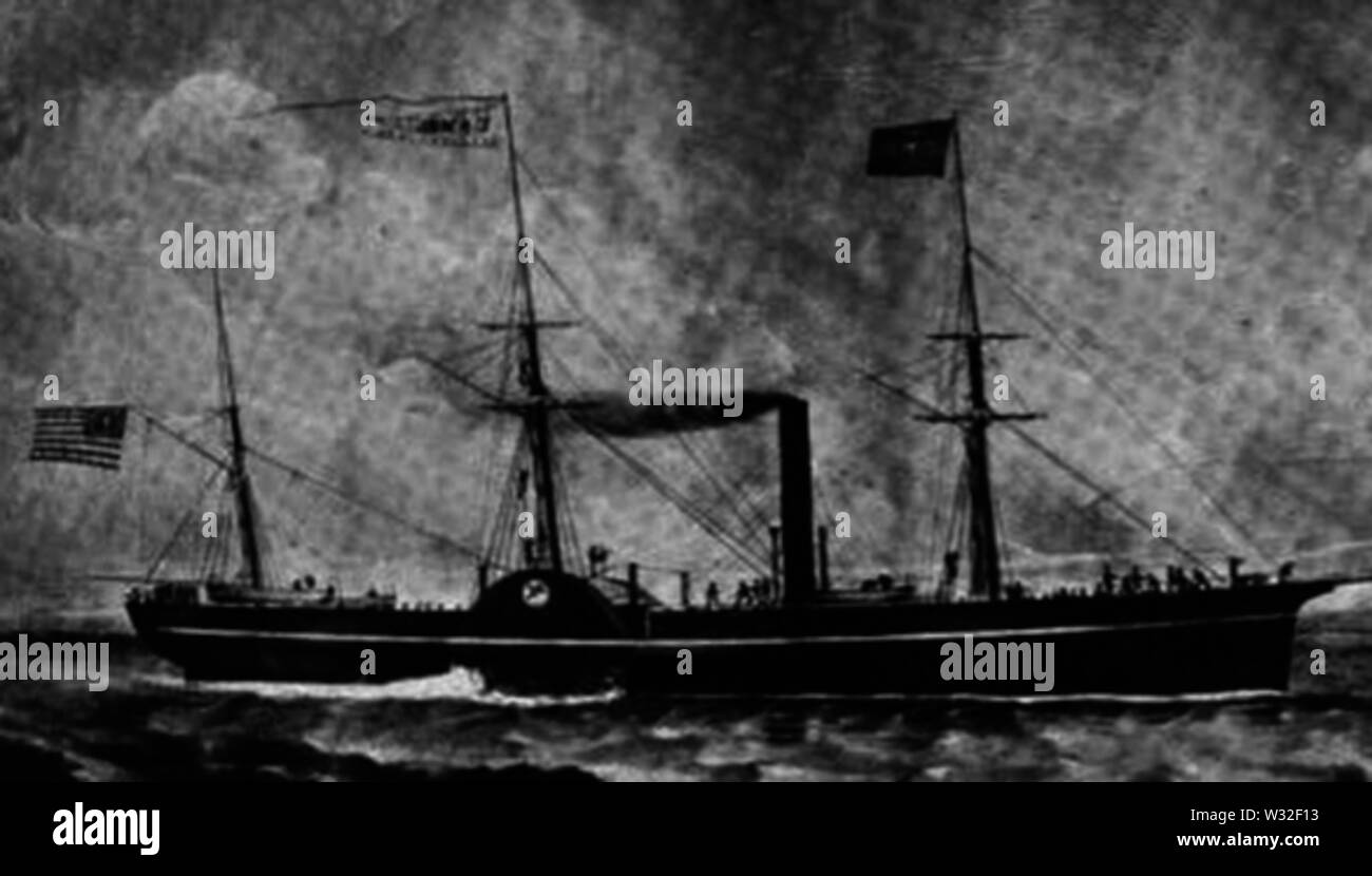 Steamship Oregon the 2nd American steamship to round the Horn Stock