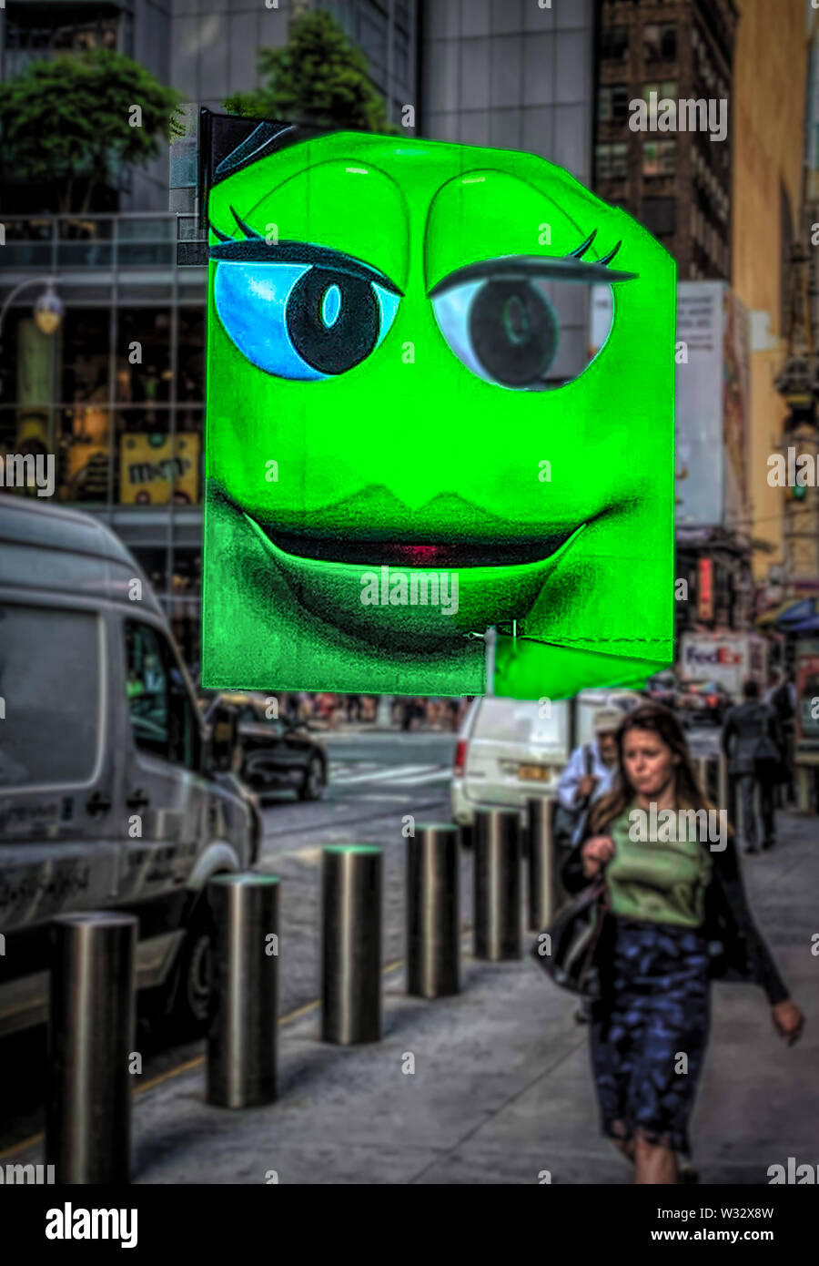 Green Monster Stock Photo