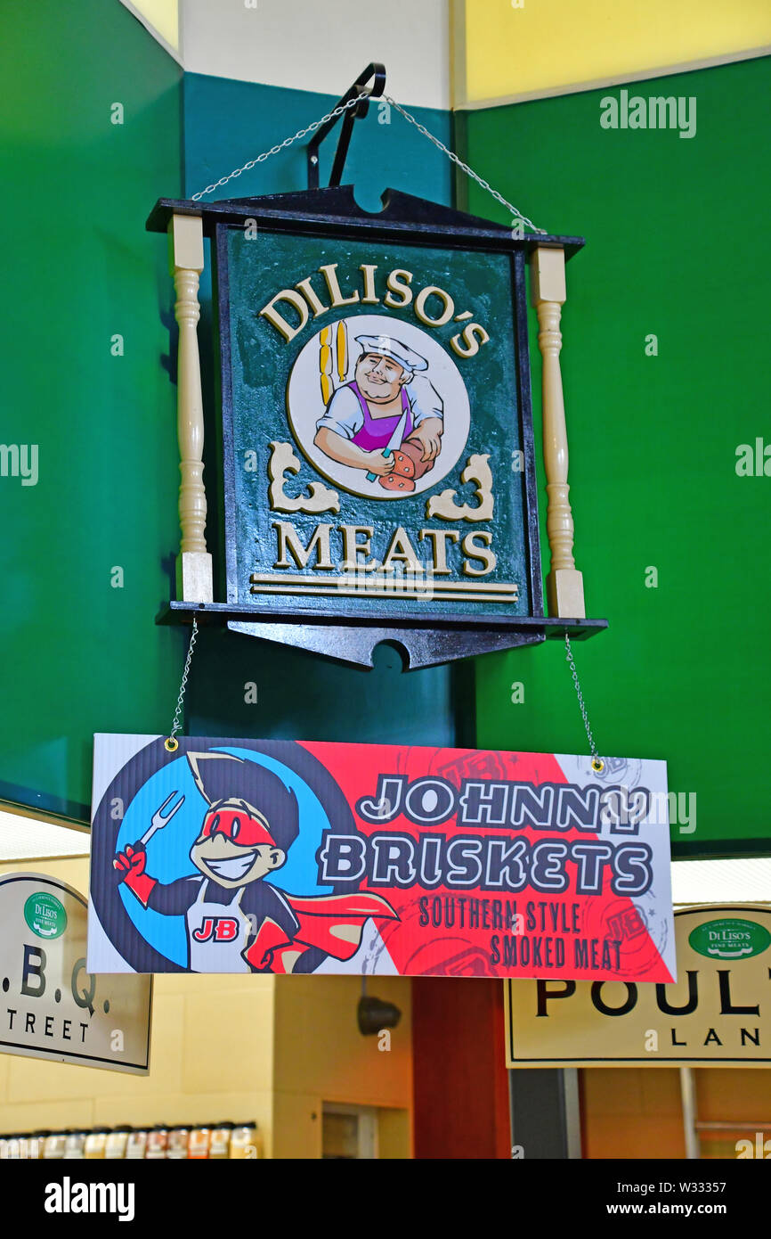 Views of the iconic St. Lawrence Market in downtown Toronto Stock Photo