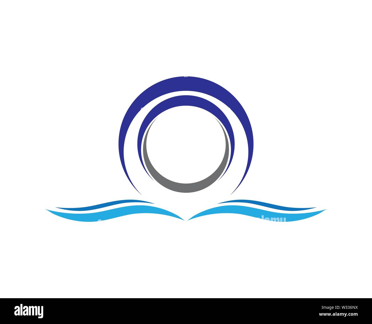 circle logo and symbols Vector Stock Photo - Alamy