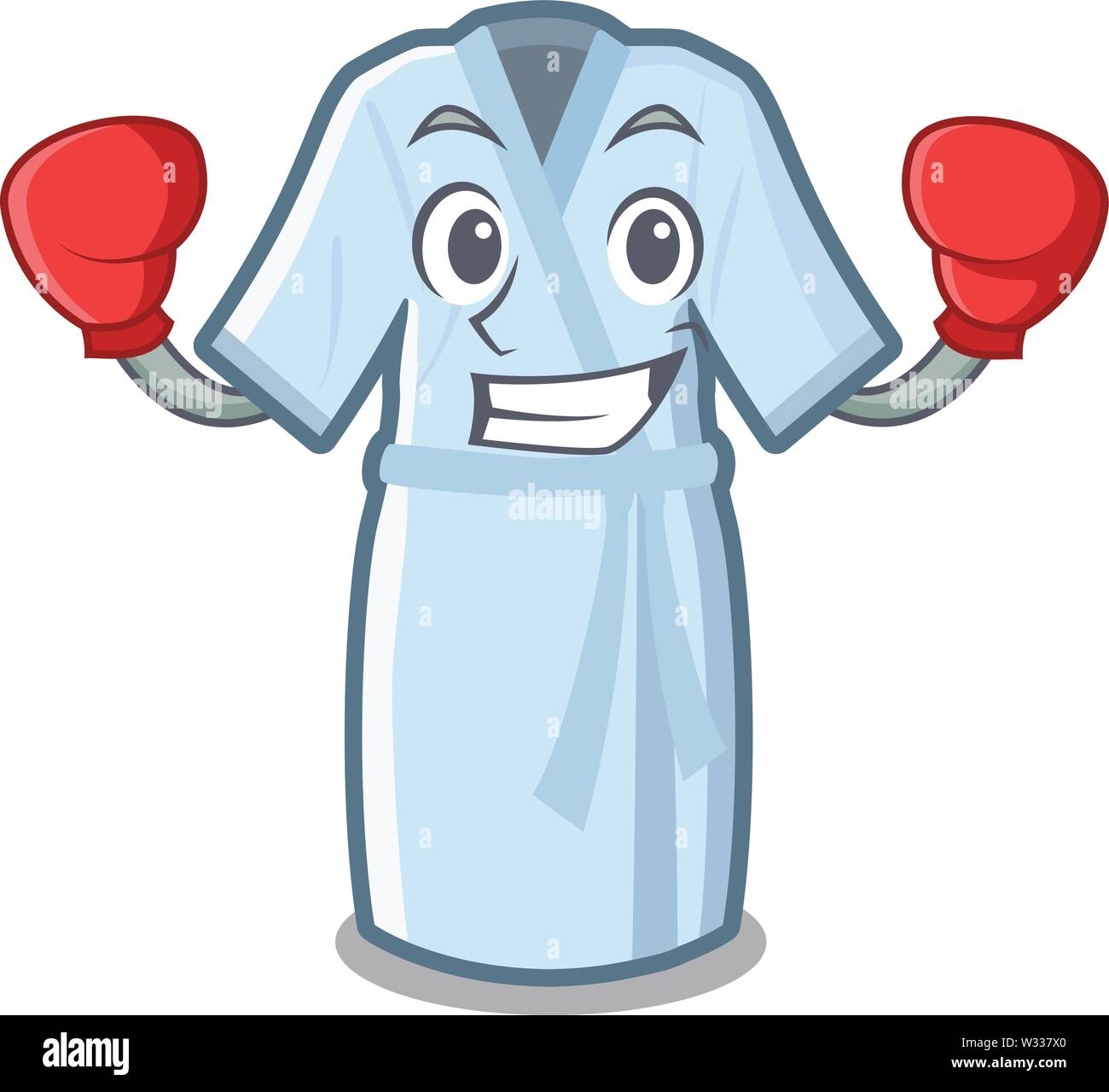 Boxing bathrobe in the a cartoon shape Stock Vector Image & Art - Alamy