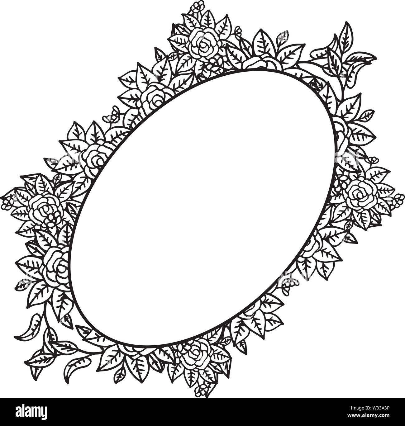 border for the cover, decorative frame, wedding card. vector
