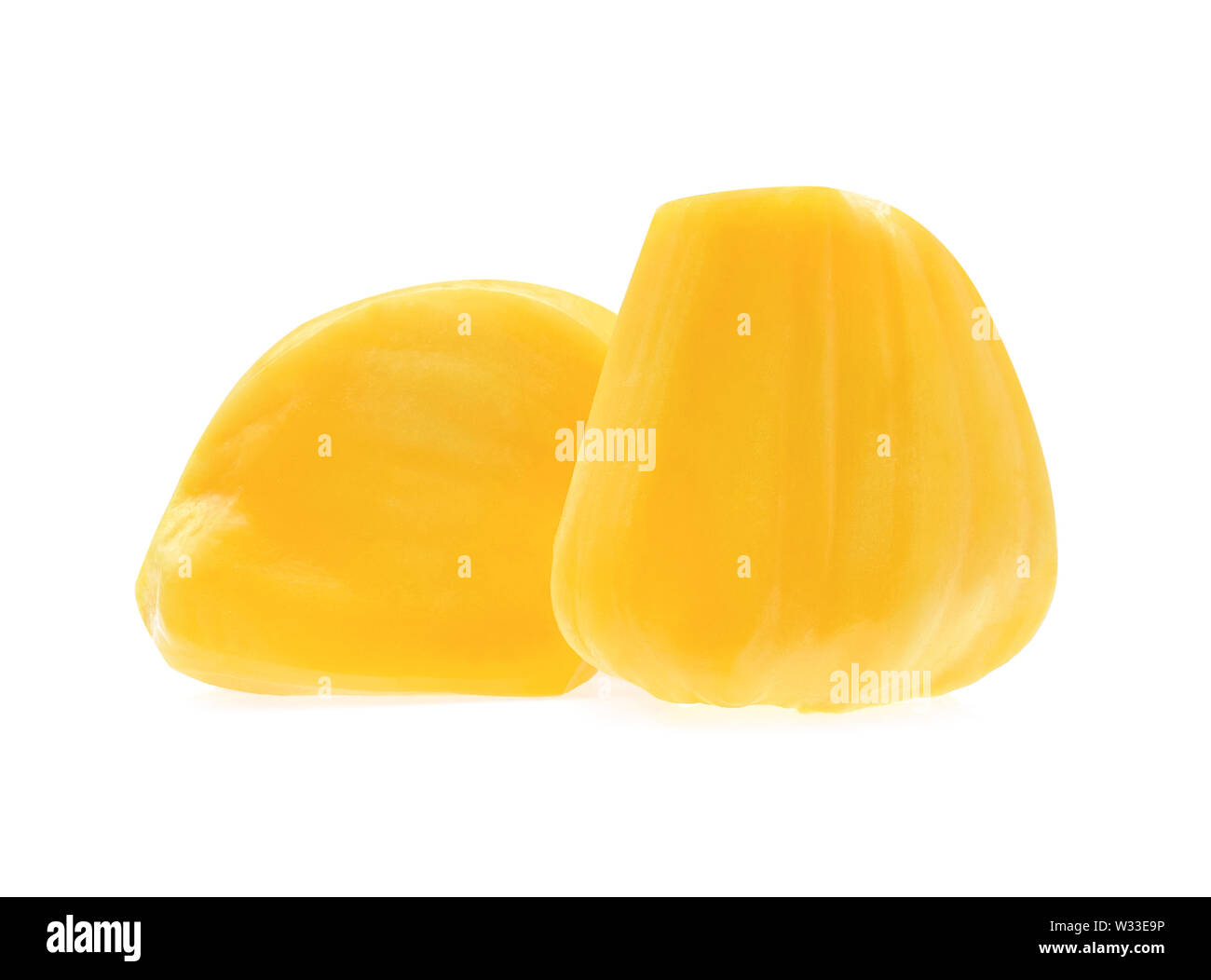 Ripe Jackfruit isolated on white background Stock Photo - Alamy