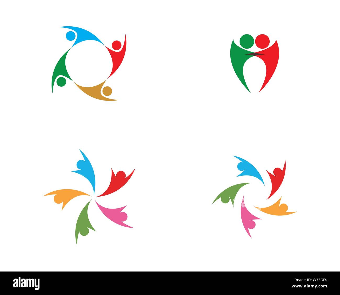 People Icon work group Vector illustration design Stock Photo - Alamy
