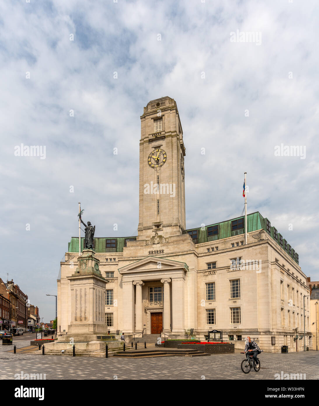 Luton Town Hall, Luton, Bedfordshire, England Stock Photo